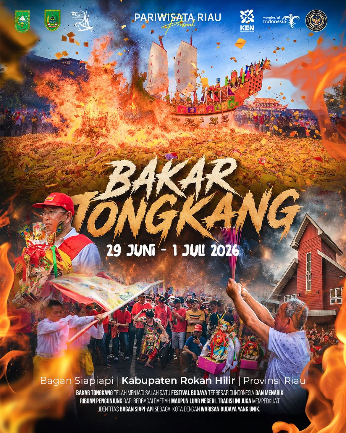 Festival Bakar Tongkang, Bagan Siapiapi